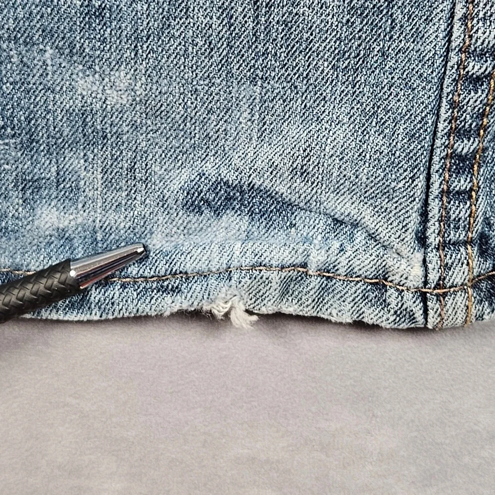 Levi's 527 Bootcut Jeans Mens 36x32 (Actual 38x32) Blue Slim Fit Denim Low Rise